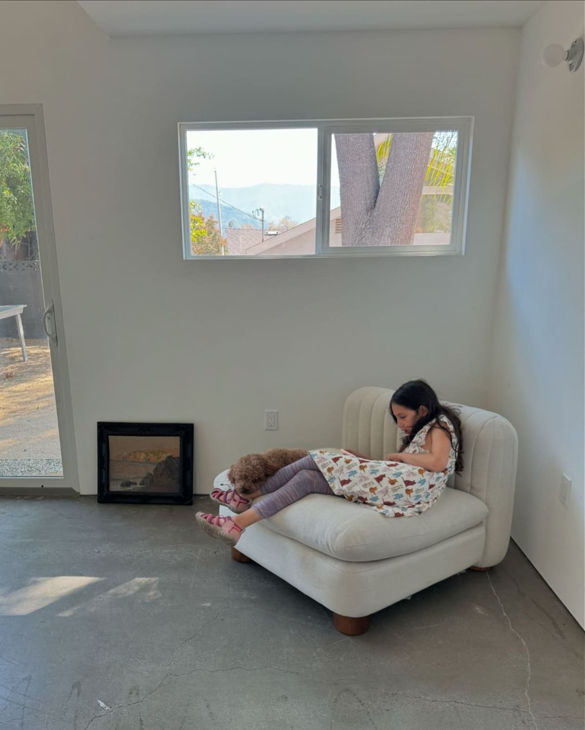 Leonor Varela mostró el rincón de su nueva casa en Estados Unidos.