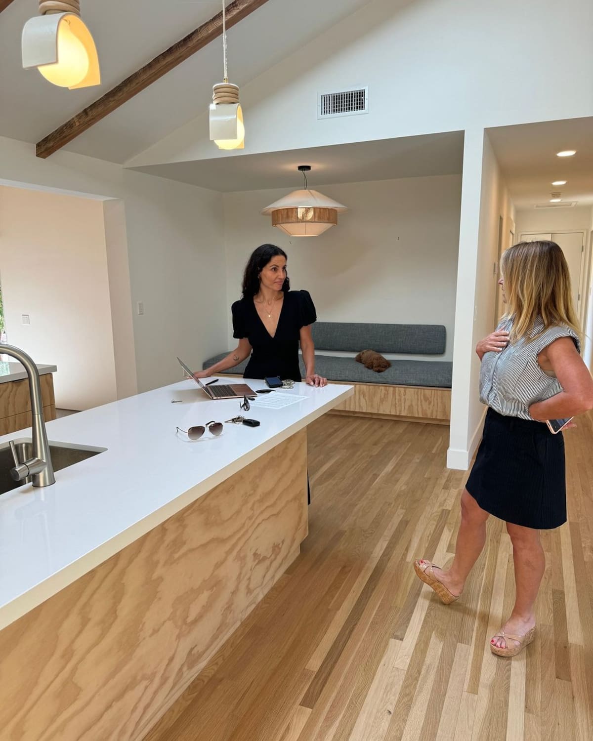 Leonor Varela mostró la cocina de su casa en Ojai.