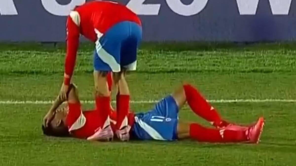 VIDEO | Rompió en llanto: el momento exacto en que Emiliano Ramos se lesiona en Chile Sub 20