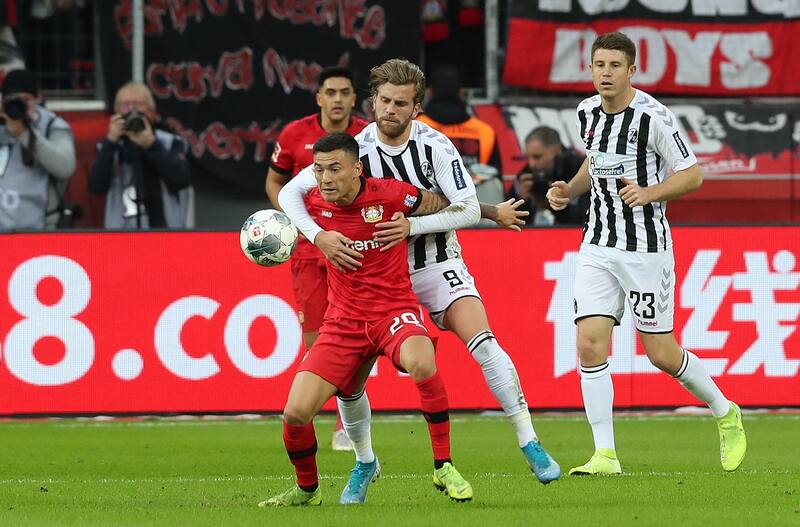 Charles Aránguiz en Leverkusen