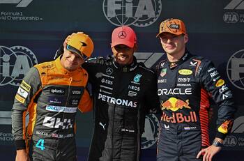 Hamilton le quita la pole a Verstappen y Checo Pérez queda con gusto a poco en el GP de Hungría