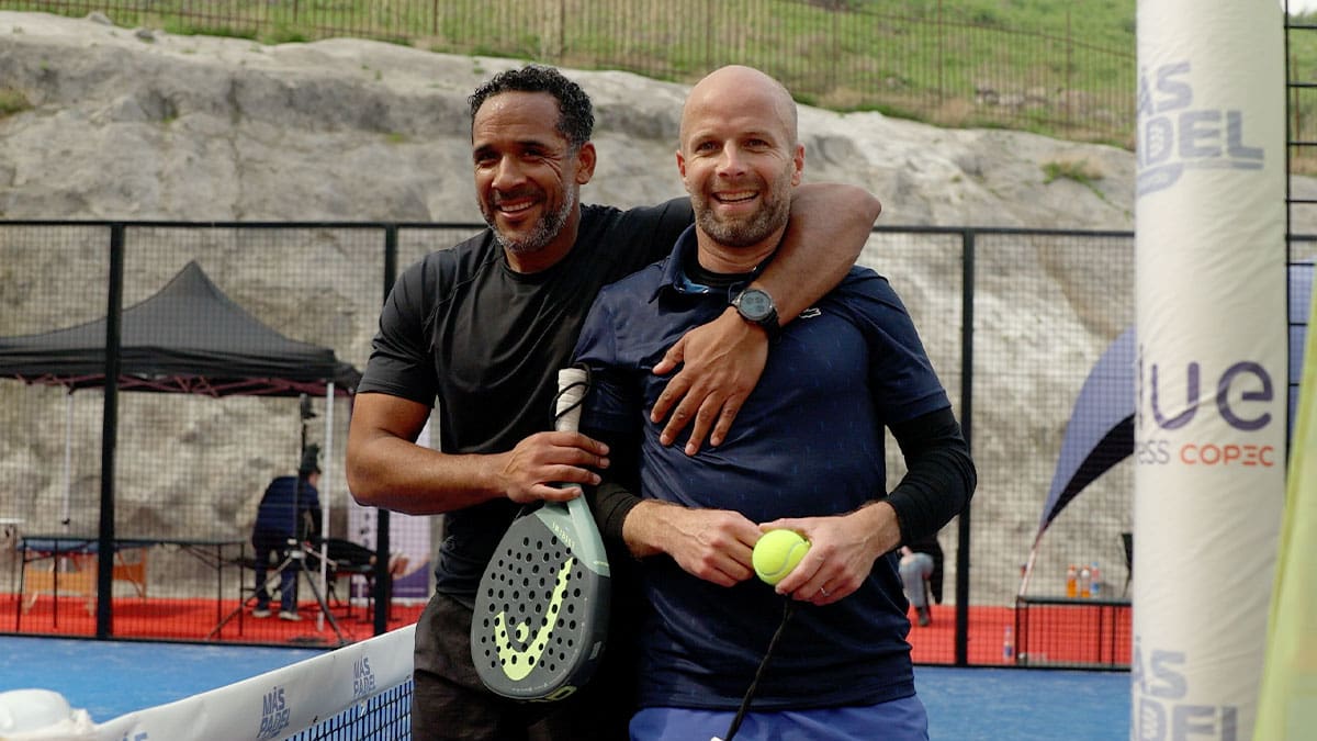 Jean Beausejour vuelve a levantar la copa: bicampeón de Leyendas en Pádel
