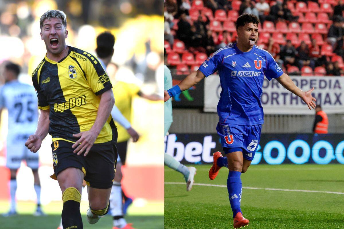 Coquimbo Unido y La U están en la pelea por el puesto de privilegio en la Primera División. Fotos: Agencia Aton.