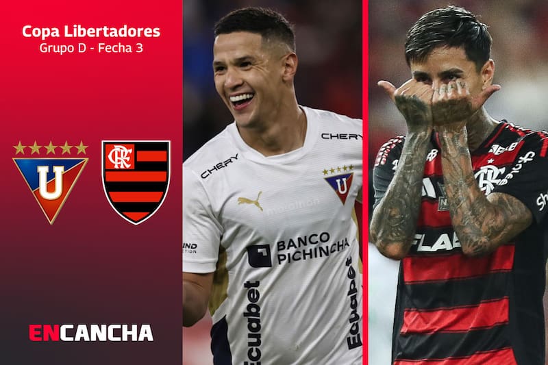 por la fecha 3 del grupo C de Copa Libertadores. Foto: EFE y redes sociales de Flamengo.