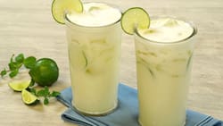 Receta de tres limonadas cremosas con base de limón, frambuesa y mango: Ideales para días de calor