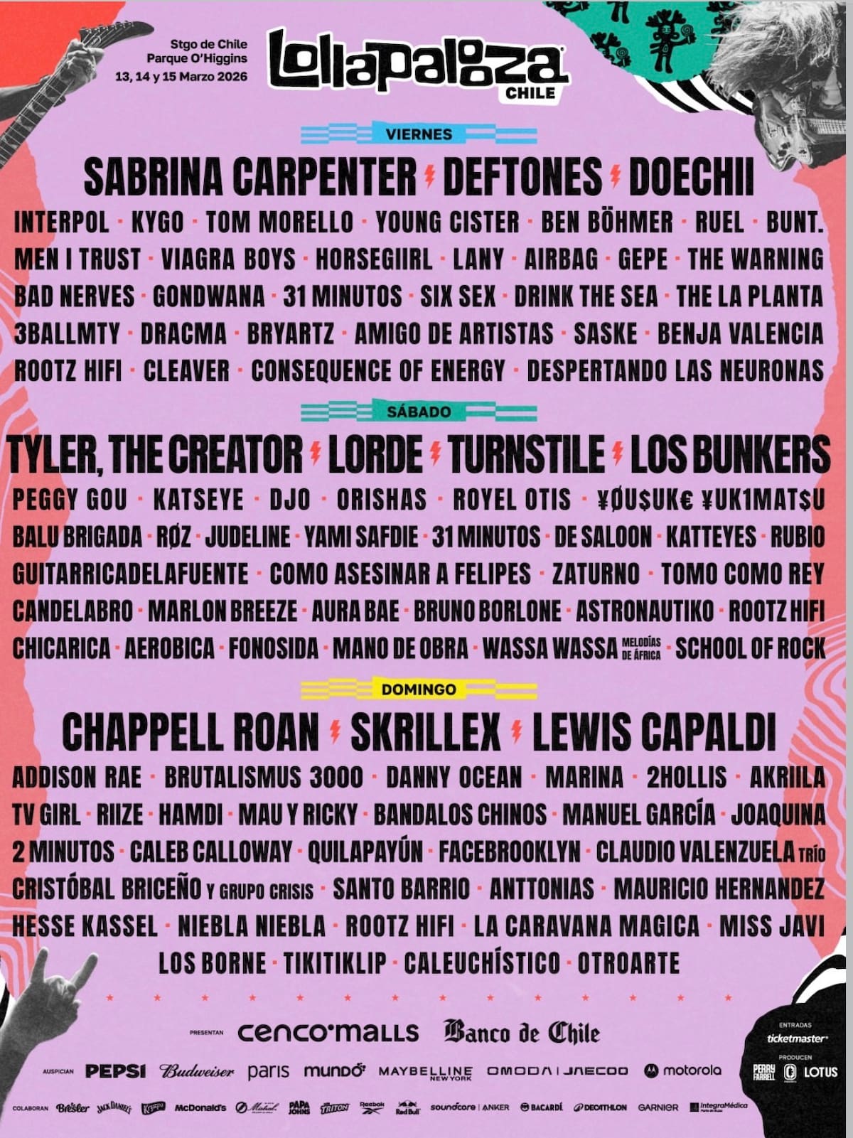 Foto: Instagram @lollapaloozacl