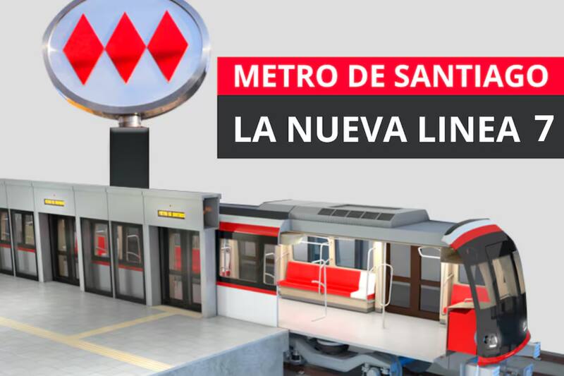 Tendrá capacidad para 1.250 pasajeros.
Créditos: Metro de Santiago.