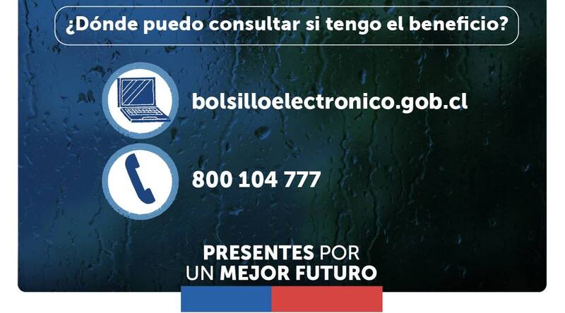 Líneas de consulta por el Bolsillo Electrónico de Emergencia.
