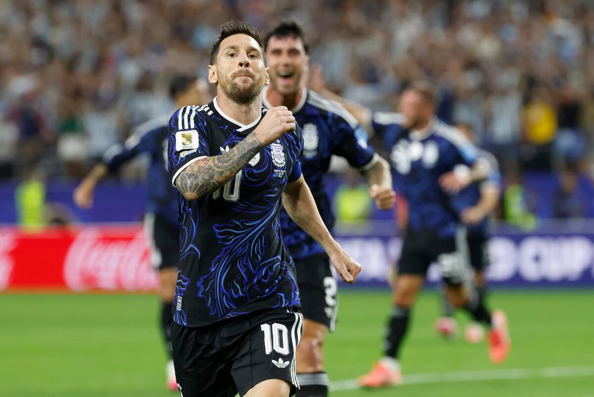 La Albiceleste venció 3-1 a Jordani. Foto: Agencia EFE.