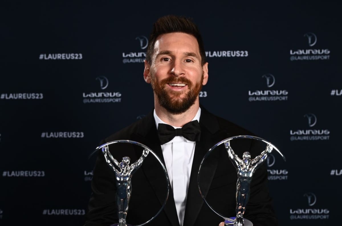 Lionel Messi recibe premio al mejor deportista del año y se lo dedica a todos... menos al PSG