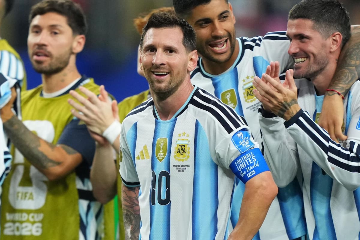 El delantero argentino se convirtió en el máximo goleador en la historia de los Mundiales. Foto: EFE.