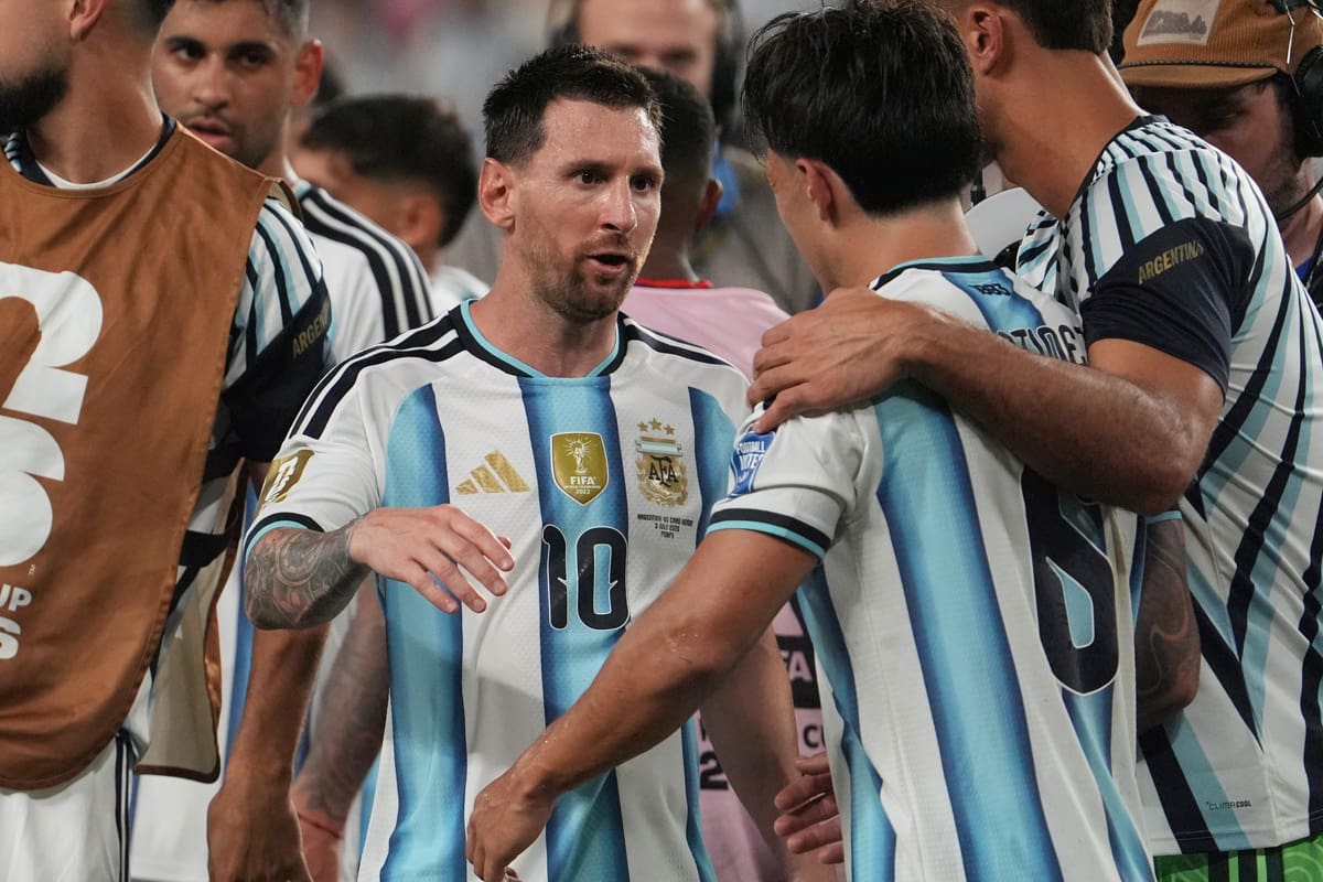 Fue autocrítico tras la victoria de Argentina sobre Cabo Verde. FOTO: EFE.