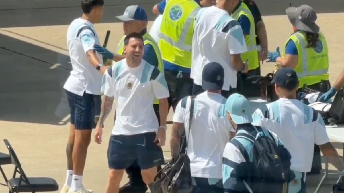 VIDEO | A Lionel Messi lo revisaron con el detector de metales en pleno Mundial: así reaccionó el argentino
