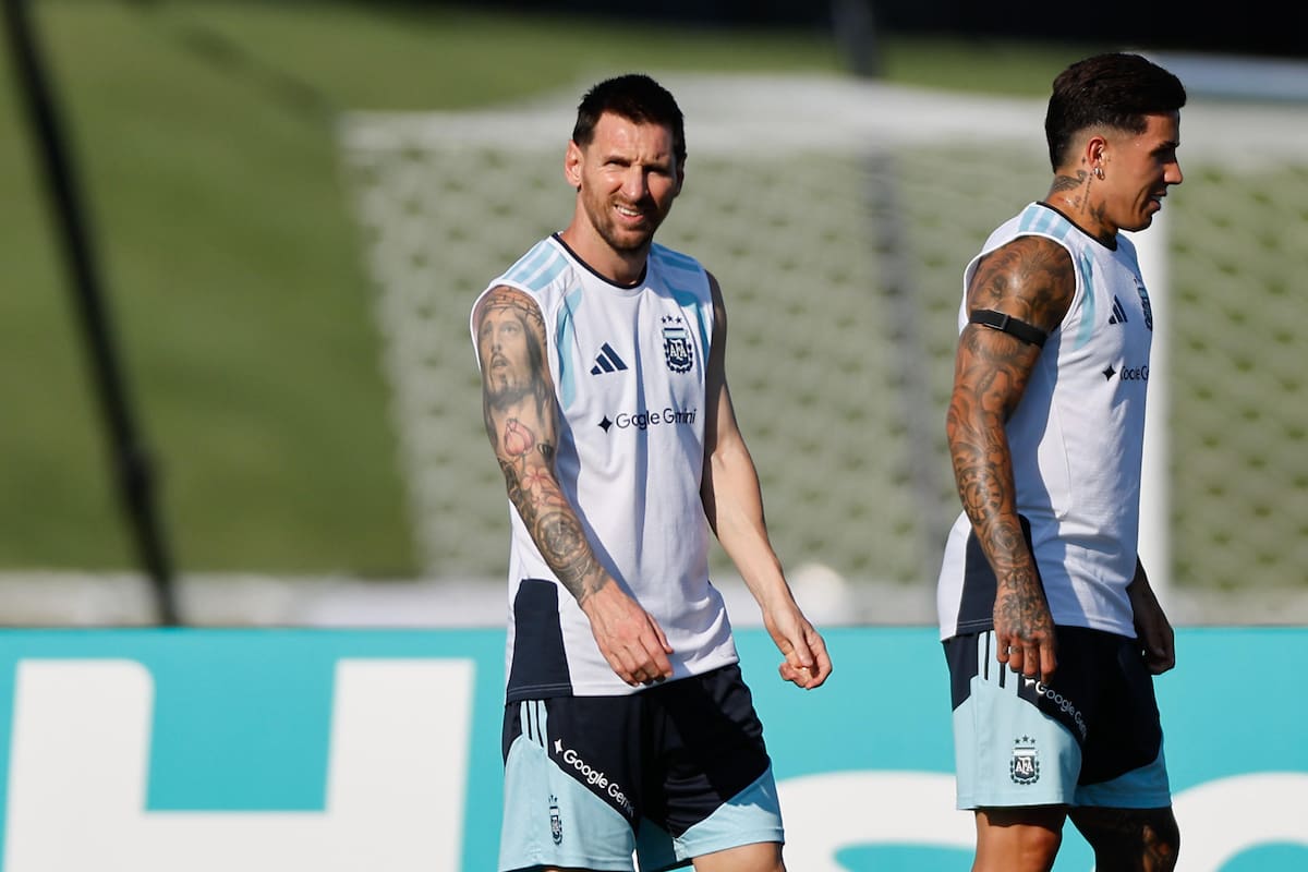 El delantero argentino no será de la partida contra Jordania. Foto: EFE.