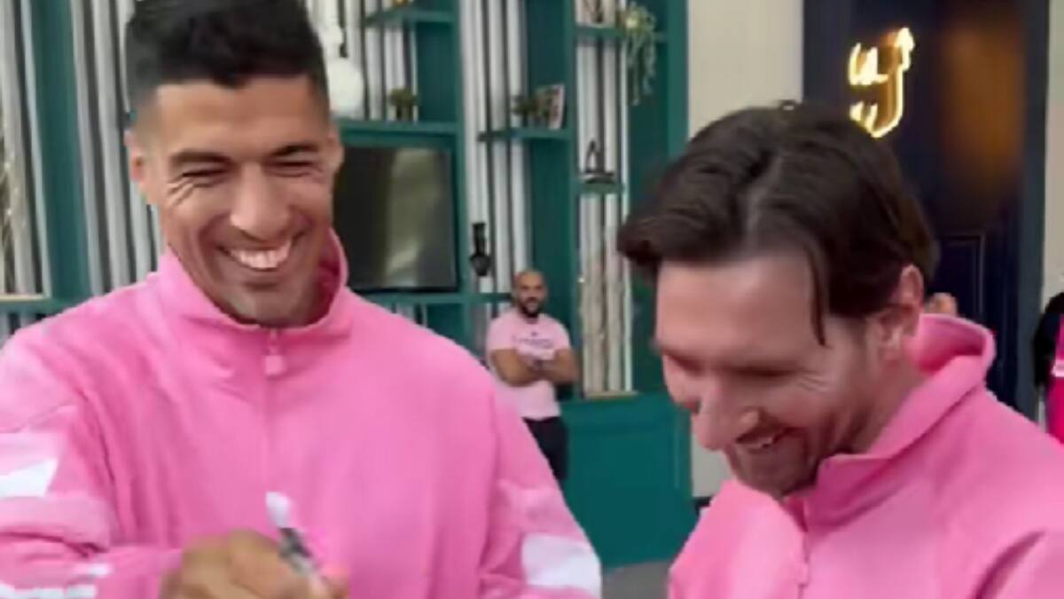 Chileno tiene a Lionel Messi de jefe y lo hizo reír con esta particular frase: suma casi 2 millones de visitas