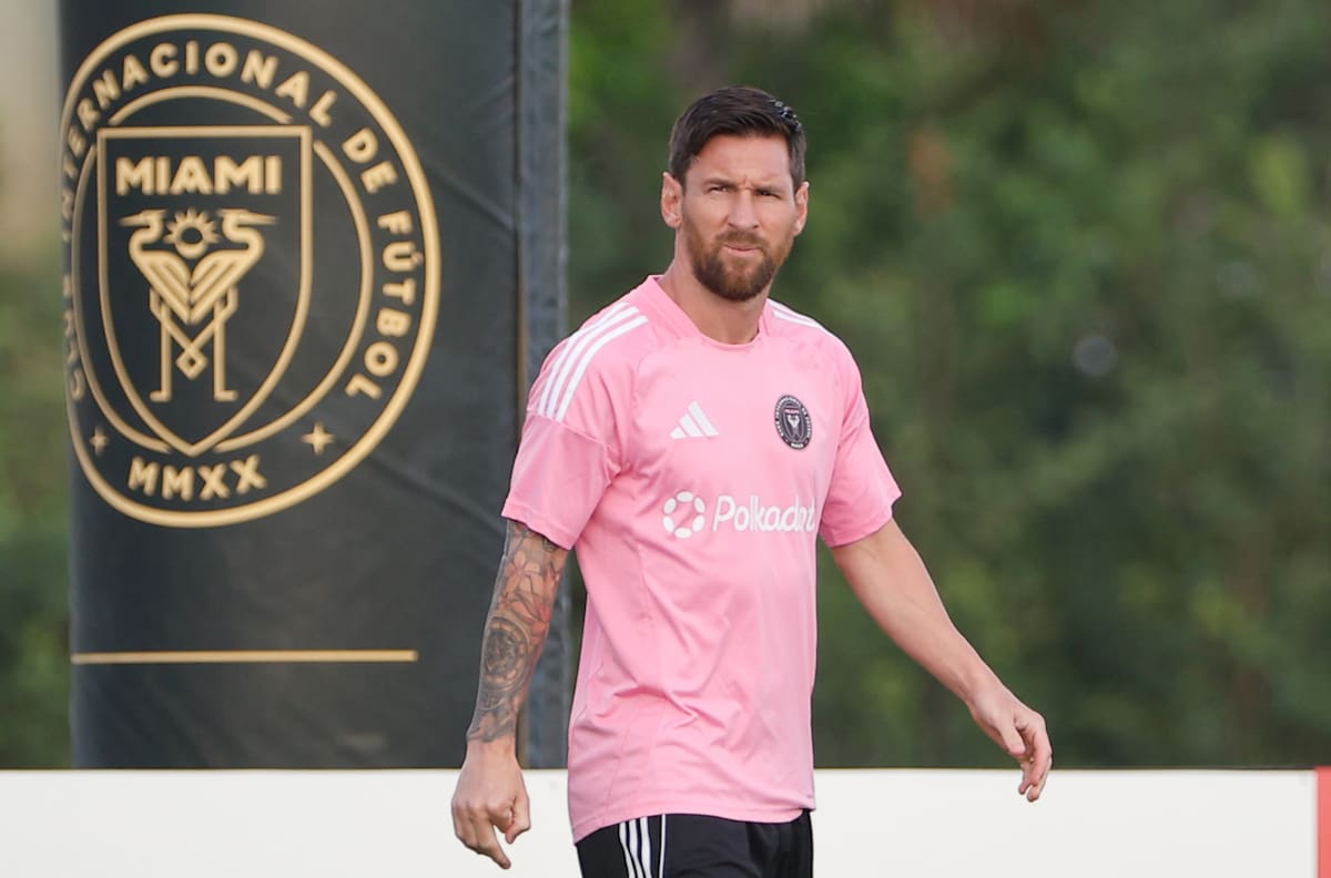 Lionel Messi volvió a las prácticas con el Inter Miami tras sus vacaciones post Mundial