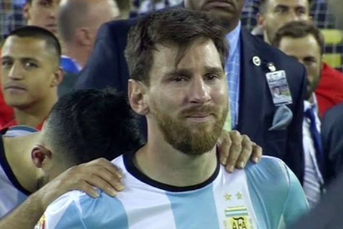 tras perder la final de la Copa América 2016 ante Chile en Estados Unidos