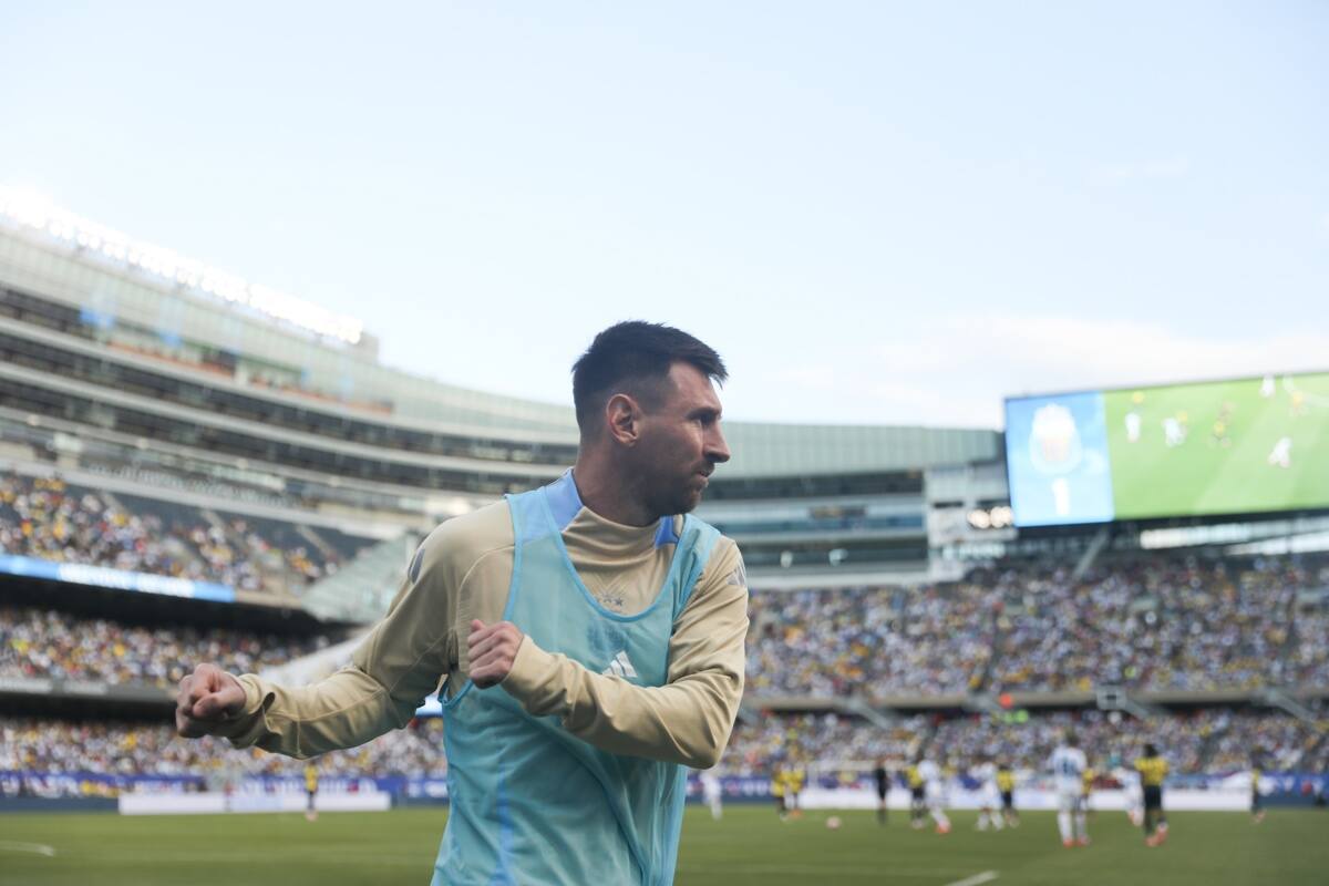 Messi es la figura de la Selección Argentina. EFE