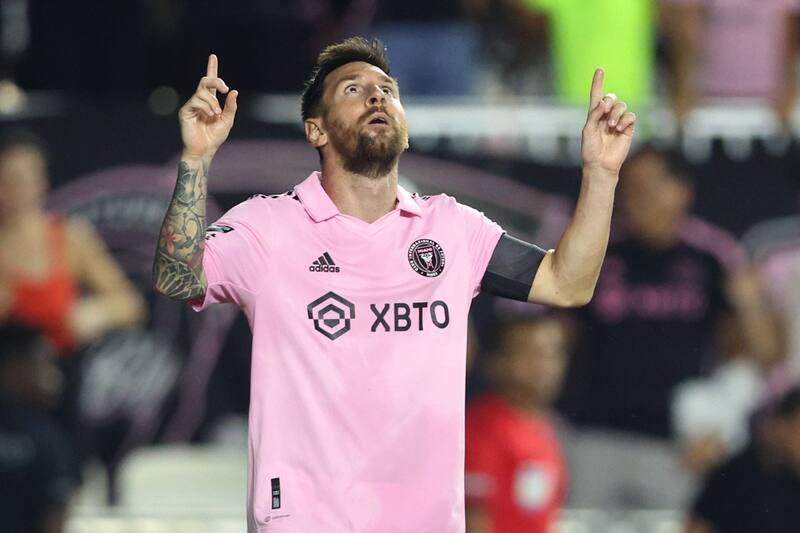 El delantero argentino anotó un doblete con Inter Miami en el clásico ante Orlando City.
Créditos: MLS.