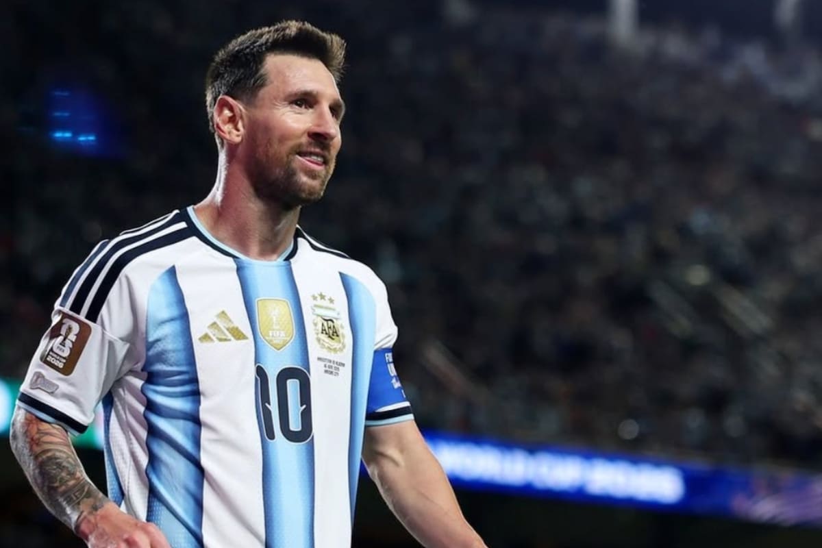 El delantero en Argentina. Foto: @afaseleccion