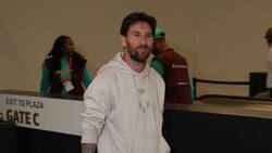 VIDEO | Pura alfombra roja: Lio Messi llega con sus hijos a presenciar el Super Bowl LIX