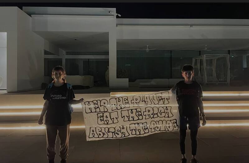 La propiedad del argentino fue denunciada por irregularidades urbanísticas. Créditos: @futurovegetal.
