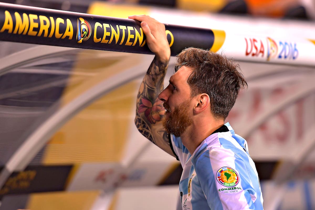 El argentino en la final de la Copa América Centenario. Foto: Agencia Aton