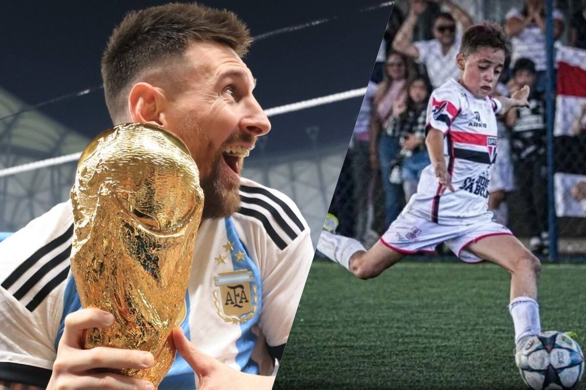 Lionel Messi ahora tiene un tocayo brasileño que quiere seguir sus pasos