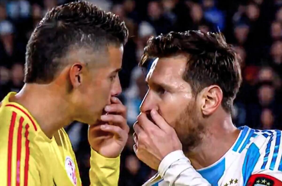 No olvida: filtran qué le dijo Lionel Messi a James Rodríguez en picante cruce en el Argentina vs. Colombia