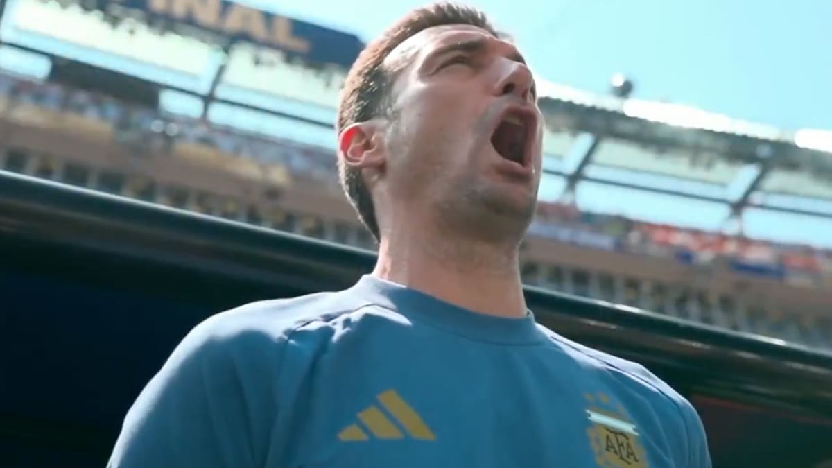 VIDEO | ¡Con el alma! Así cantó Argentina el himno en la final del Mundial