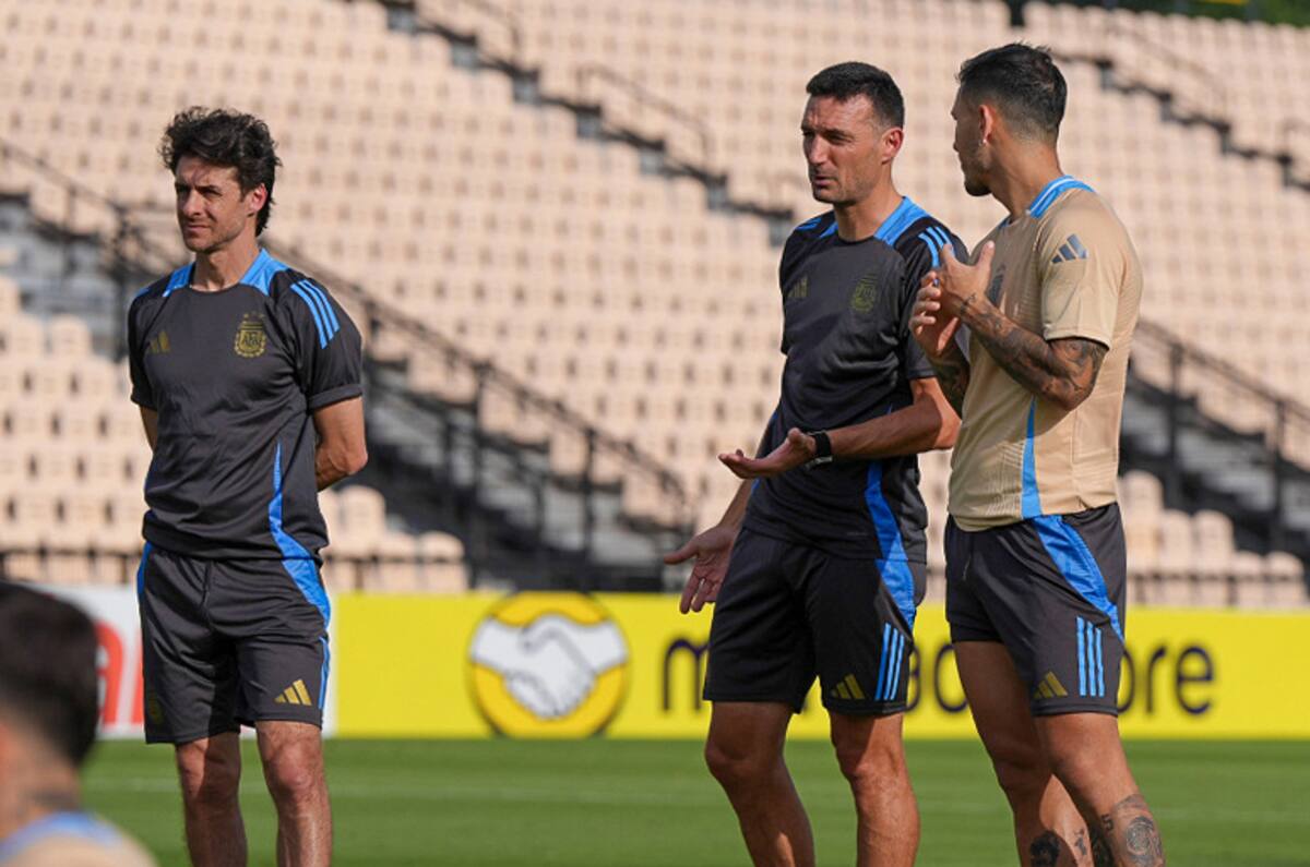 aún no decide el 11 de Argentina para enfrentar a Chile. Foto: EFE