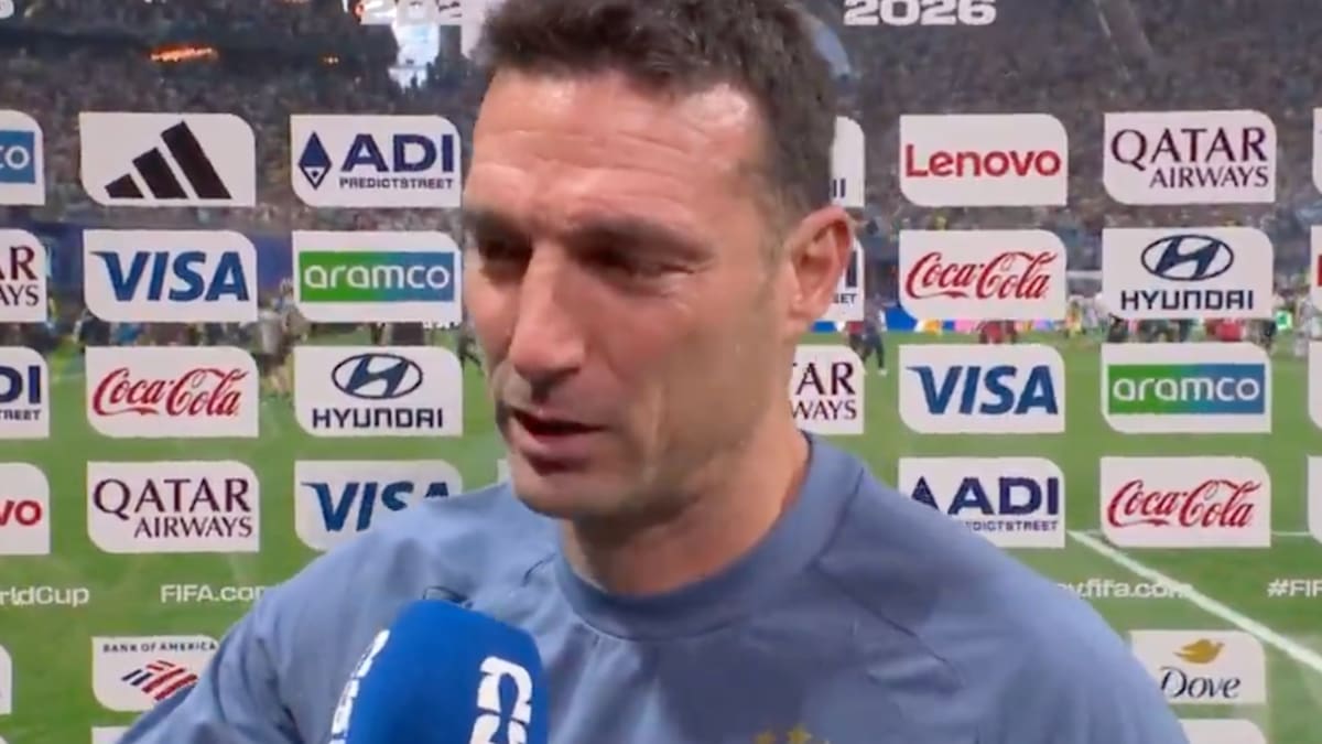 VIDEO | No aguantó la emoción: la reacción de Lionel Scaloni tras la remontada de Argentina a Egipto