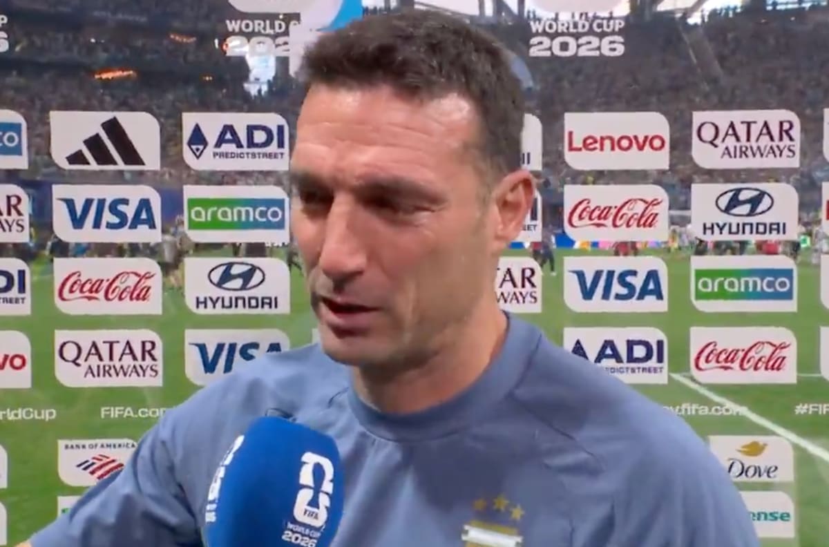 VIDEO | No aguantó la emoción: la reacción de Lionel Scaloni tras la remontada de Argentina a Egipto