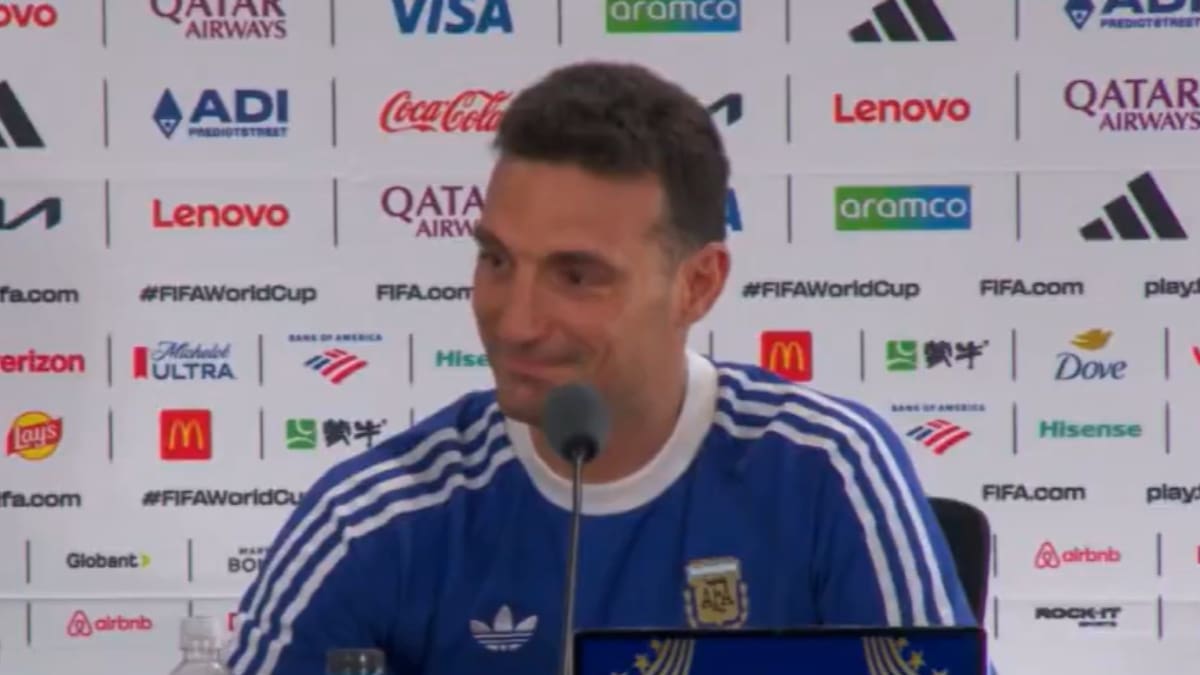 VIDEO | Lionel Scaloni se emociona tras inesperado reencuentro con Martín Palermo en el Mundial 2026