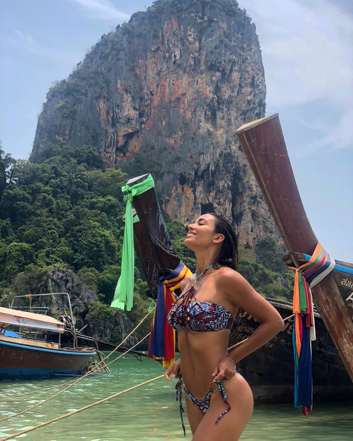 Lisandra Silva en su viaje a Tailandia.