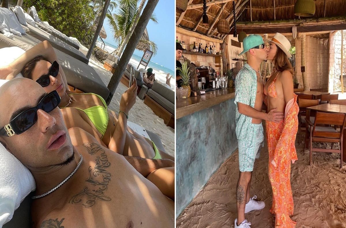 “Relajarnos y hacer el amor”: Las lujosas y románticas vacaciones de Lisandra Silva y Raúl Peralta en Tulum