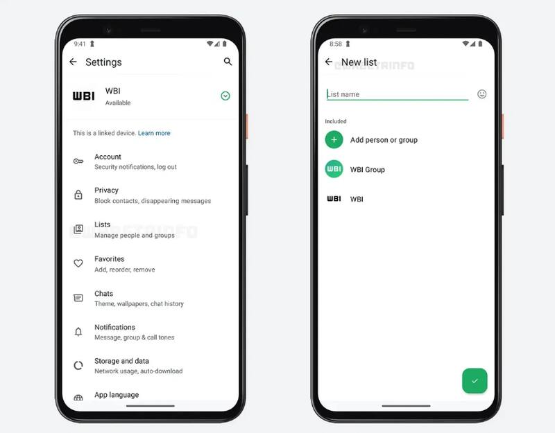 La configuración de las listas se encontrarían dentro de la sección de ajustes de WhatsApp.