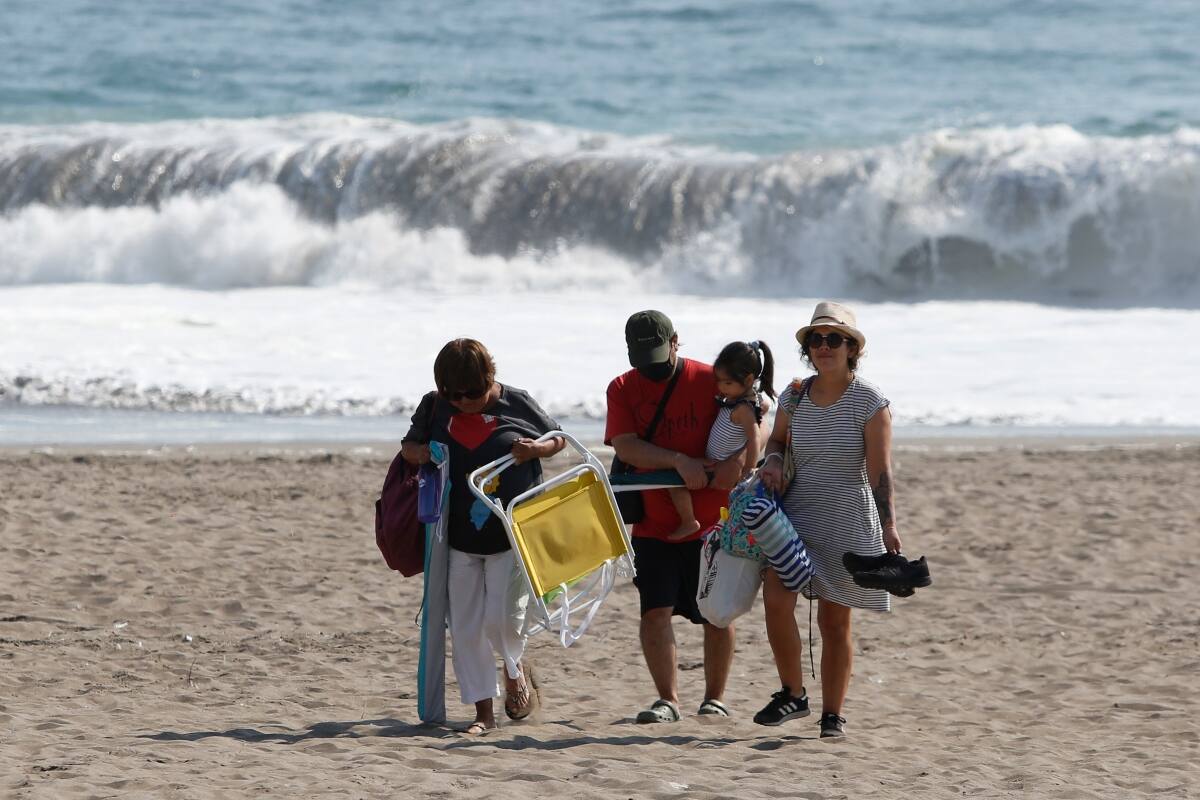 Así estará el tiempo en las playas más cercanas a la Región Metropolitana.