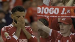 Salah emocionado por el gran homenaje a Diogo Jota: el primer “You’ll Never Walk Alone” de la temporada