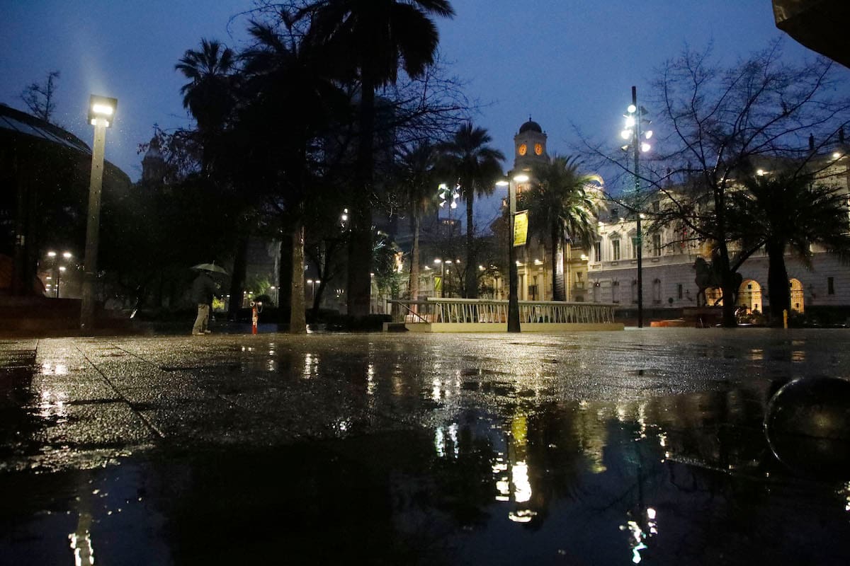 El sistema frontal anunciado por Iván Torres podría dejar hasta 25 milímetros de agua caída.