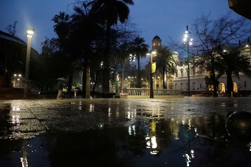 El sistema frontal anunciado por Iván Torres podría dejar hasta 25 milímetros de agua caída.