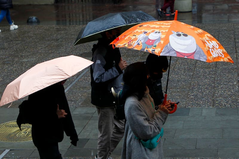 AccuWeather pronosticó una importante lluvia en la capital de Chile para este jueves.