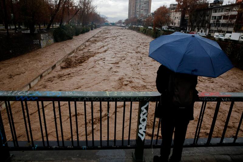El sistema frontal está bloquedado y en horas de la noche del martes comenzarán las precipitaciones.