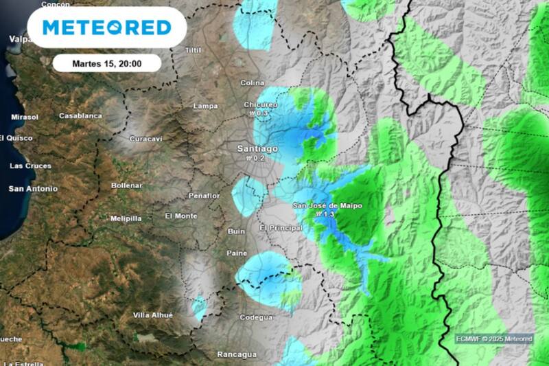 El próximo 15 de julio podrían haber chubascos en la capital.
Créditos: Meteored.