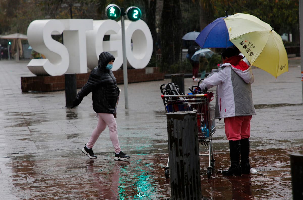 Confirmado: Vuelve la lluvia a Santiago en estas comunas