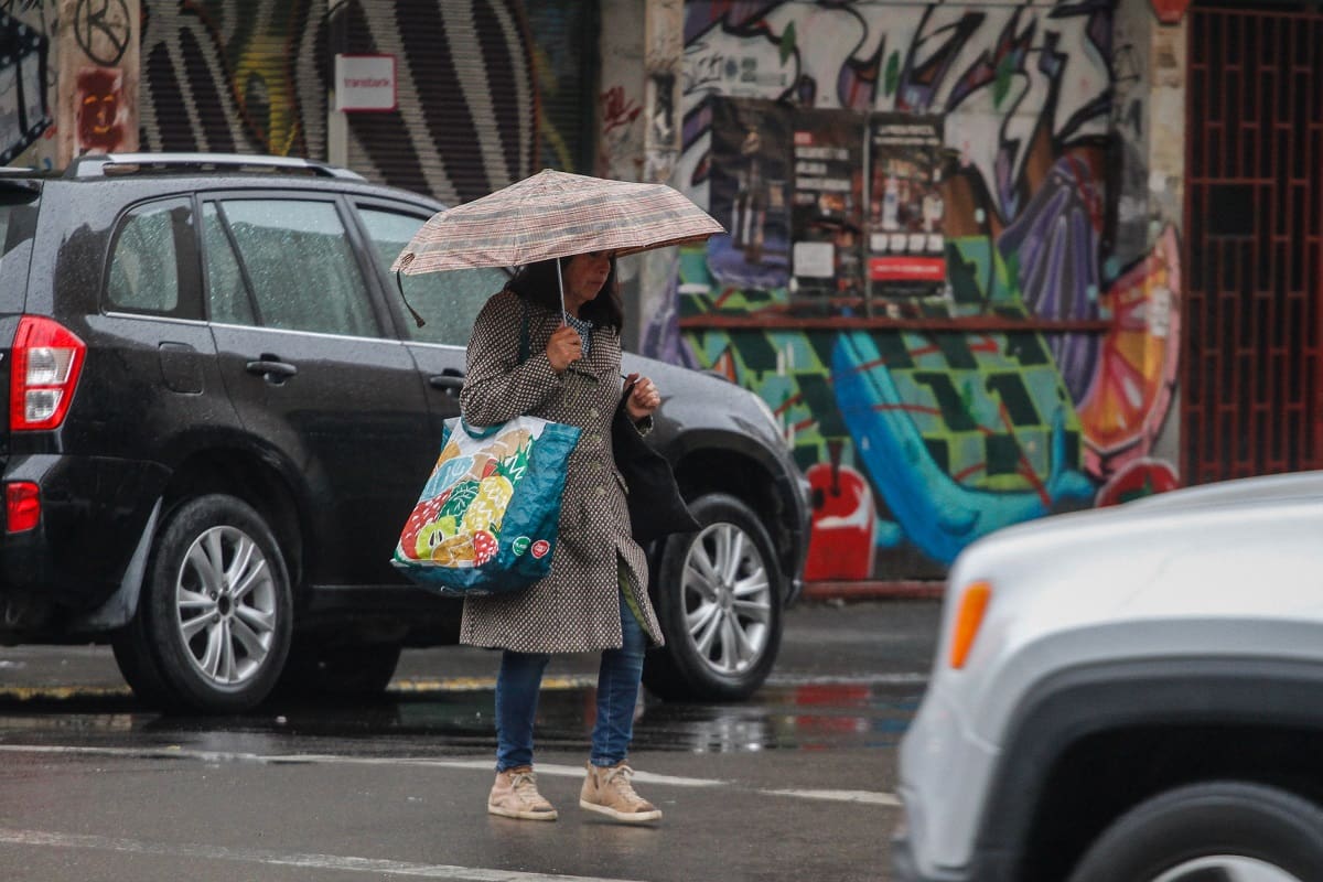 En Valparaíso podrían caer más de 50 milímetros de lluvia.
