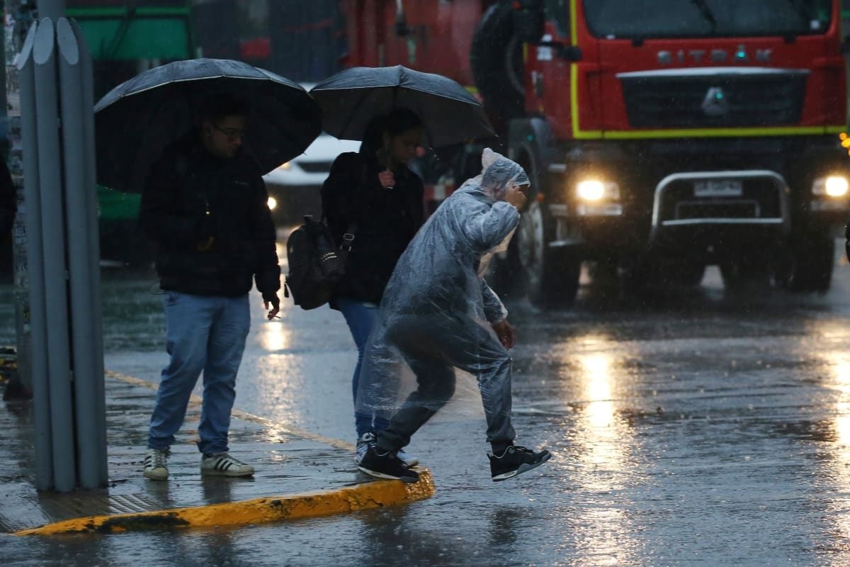 Esta semana habrá fuertes lluvias en la RM.