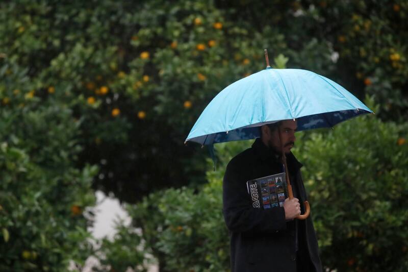 Las precipitaciones se harán sentir con mayor intensidad en el sur del país.