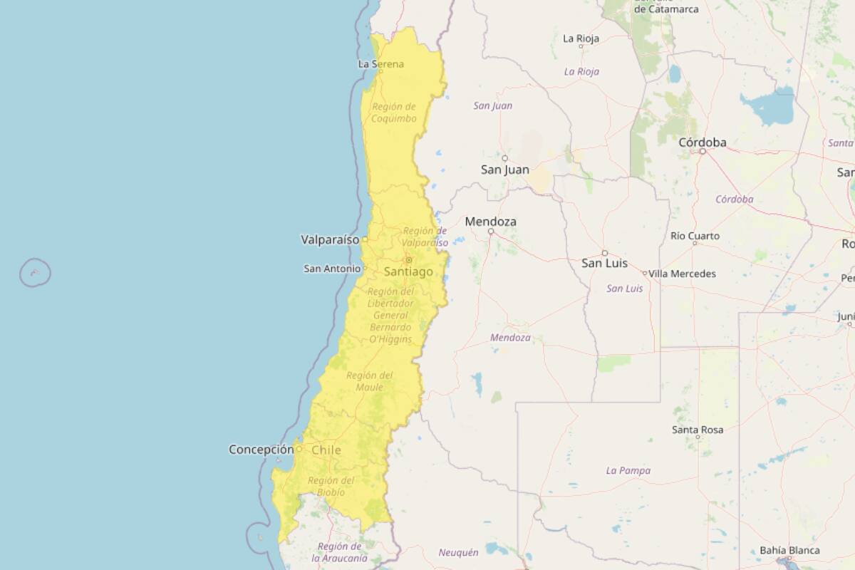En estas regiones hay aviso por lluvias.