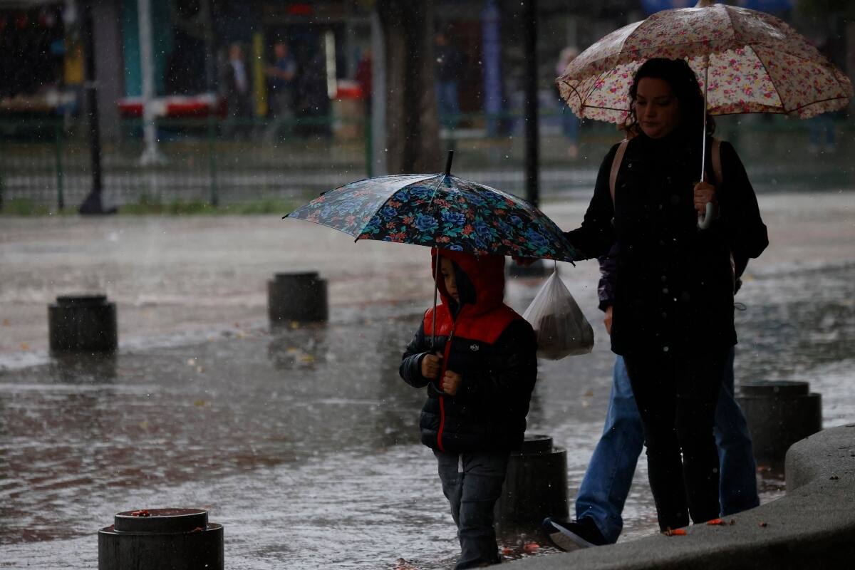 Las precipitaciones caerían este martes.